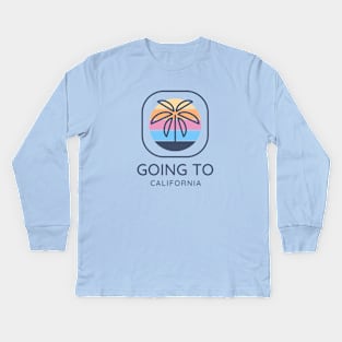 Going to California Kids Long Sleeve T-Shirt